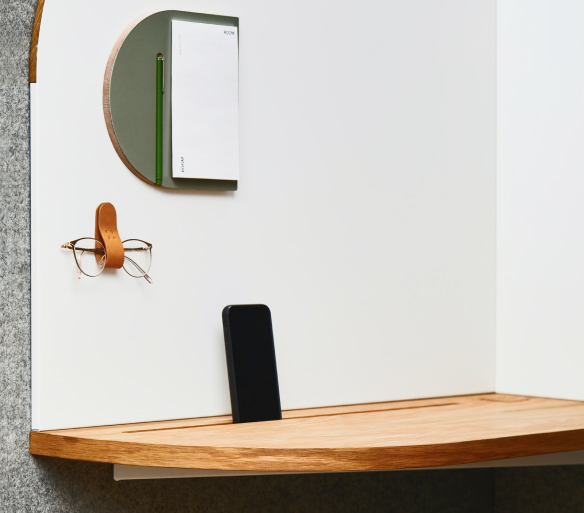 accessories on the wall