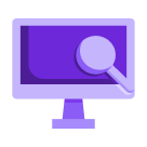 монитор с лупой