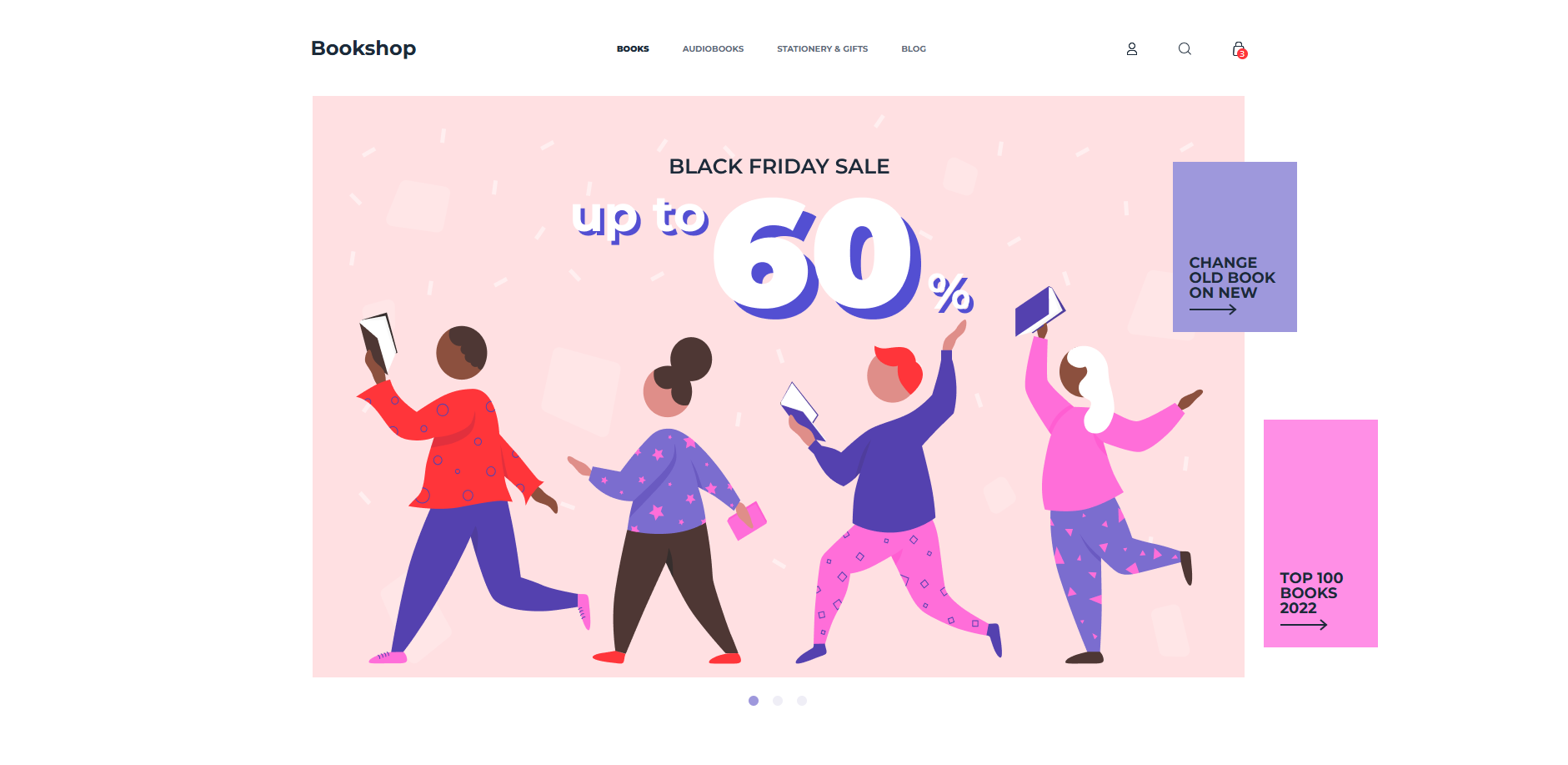 Страница книжного магазина